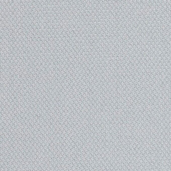 Kvadrat Steelcut textile sample, light gray, dense circular pattern, matte finish, consistent texture, studio lighting.